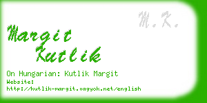 margit kutlik business card